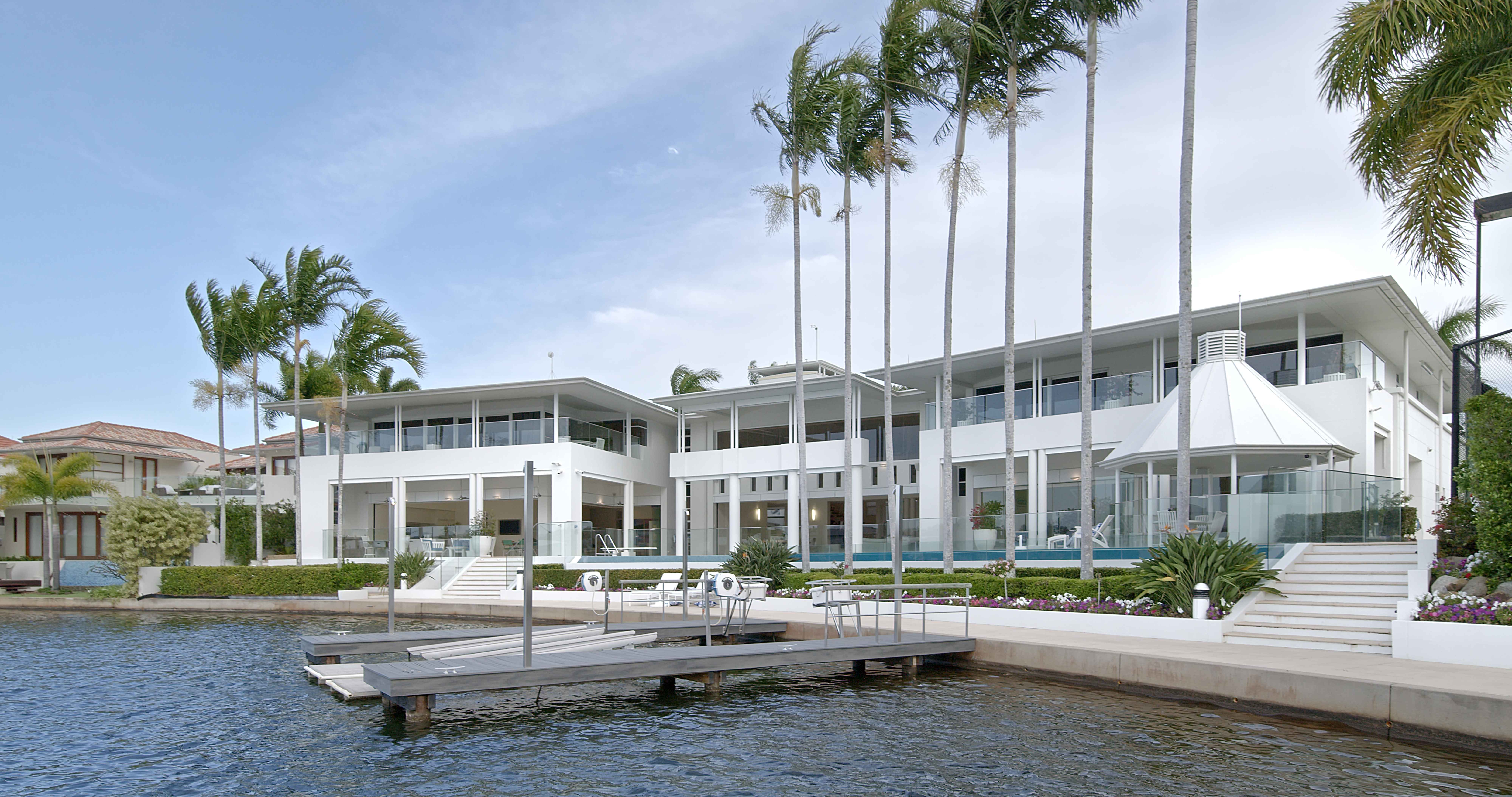 Luxury waterfront property video production in Queensland